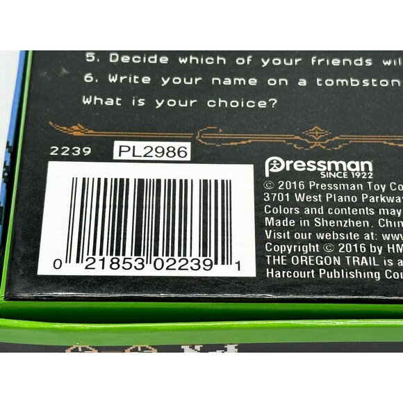 THE OREGON TRAIL Card Game - Pressman 2016 - 2 to 6 Players - COMPLETE - Picture 7 of 8